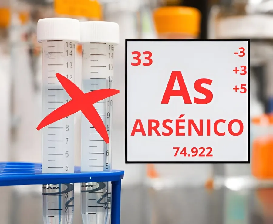 Ilustración del arsénico en el agua del grifo