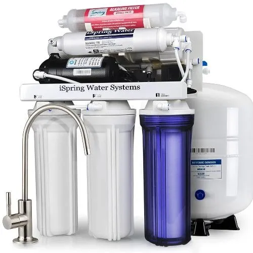 Equipo de ósmosis inversa iSpring RCC7P-AK de 6 etapas bajo fregadero