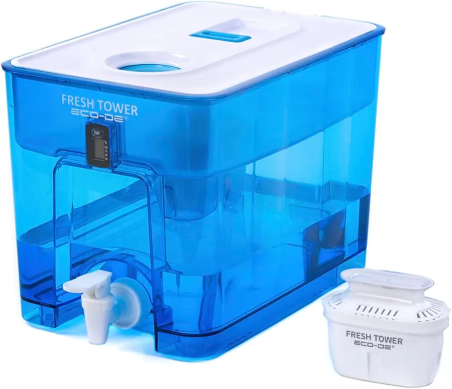 Dispensador de agua filtrada ECODE Fresh Tower